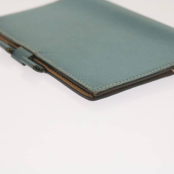 HERMES Agenda GM Day Planner Cover Leather Blue Auth am5960 - Picture 16 of 16